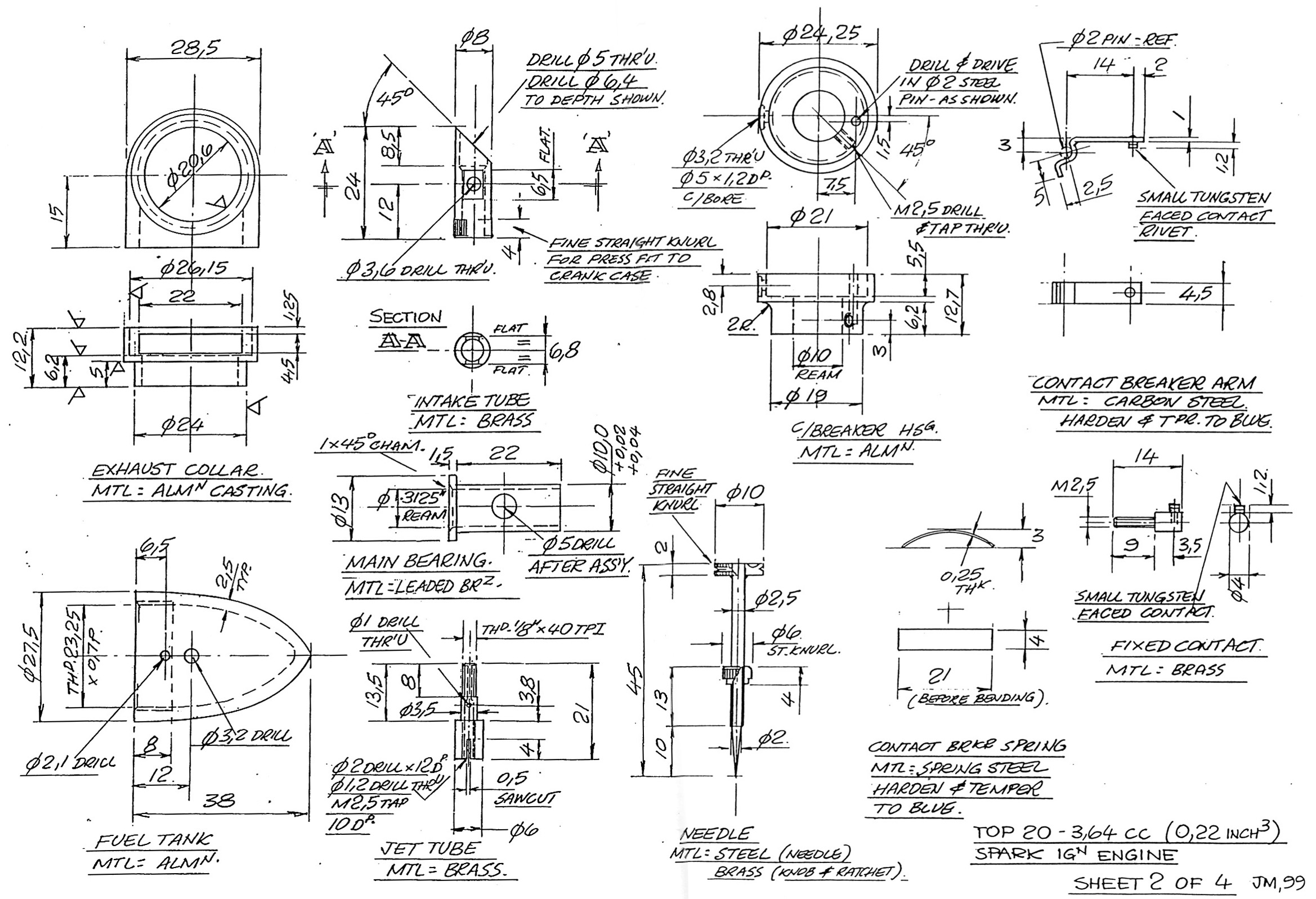 Model airplane engine plans top