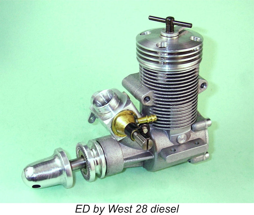 AdriansModelAeroEngines Webra Bluehead diesels